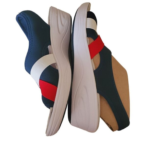 Easy Spirit Dark Blue Maize Stretch Slingback Sandals, Woman's Sandals - Picture 3 of 4